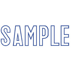 1002 – SAMPLE Stock Stamp