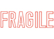 1010 – FRAGILE Stock Stamp