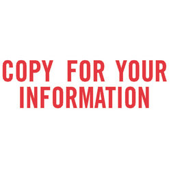 1069 – COPY FOR YOUR INFORMATION Stock Stamp