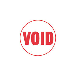 11419 – VOID Stock Stamp