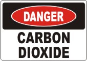Danger Carbon Dioxide safety sign