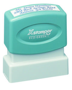 1/2″ x 1-5/8″ Xstamper Pre-Inked Stamp