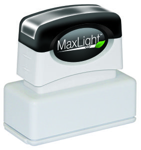11/16″ x 1-15/16″ MaxLight Pre-Inked Stamp