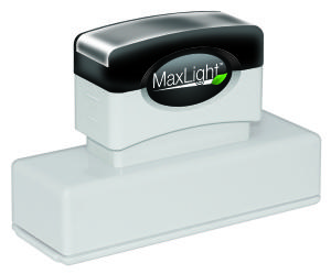 11/16″ x 3-5/16″ MaxLight Pre-Inked Stamp