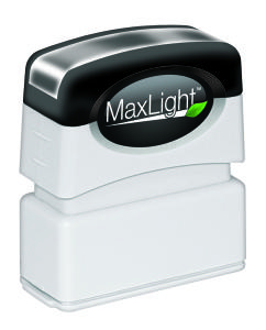 1/2″ x 1-11/16″ MaxLight Pre-Inked Stamp