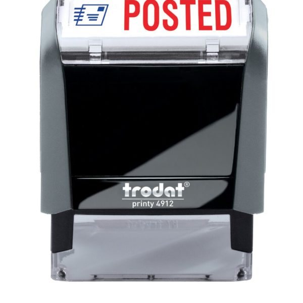 POSTED 2-Color Trodat Stock Self-Inking Stamp