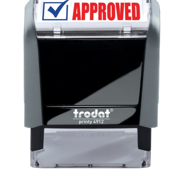 APPROVED 2-Color Trodat Stock Self-Inking Stamp