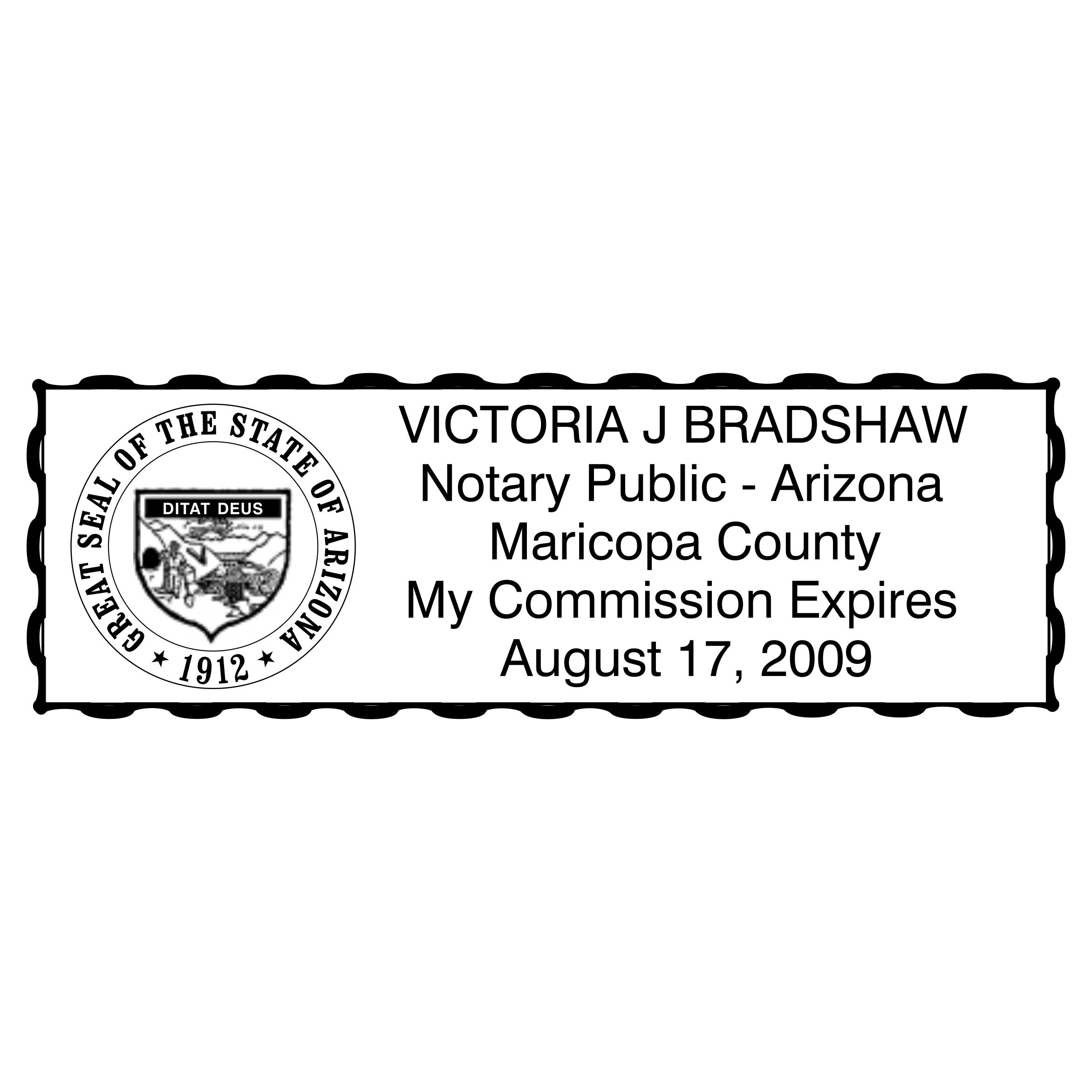 Notary Public Stamp Template