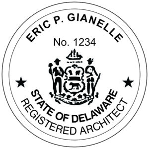 DELAWARE Registered Architect Digital Stamp File