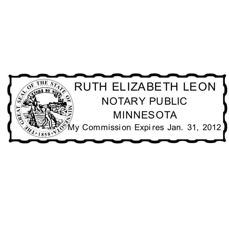 MINNESOTA Notary Stamp Winmark Stamp & Sign Stamps and Signs