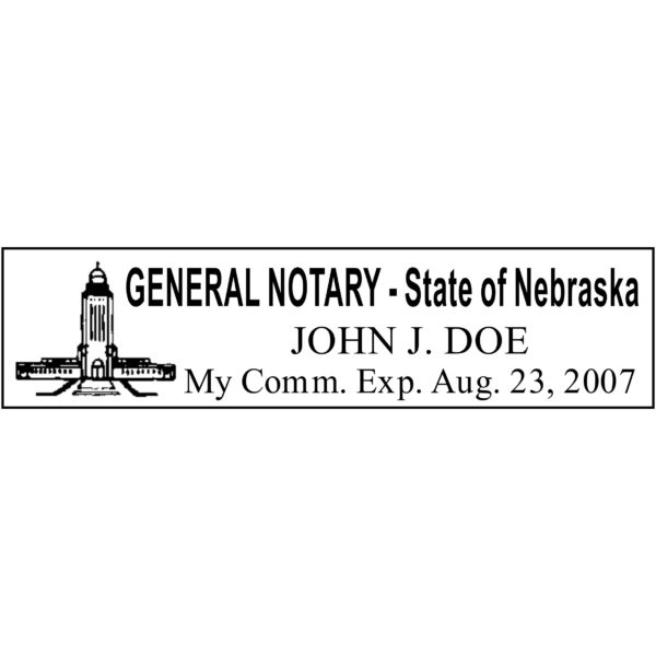 NEBRASKA Notary Stamp