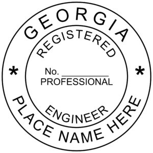 GEORGIA Registered Engineer Digital Stamp File