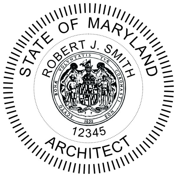 MARYLAND Architect Stamp