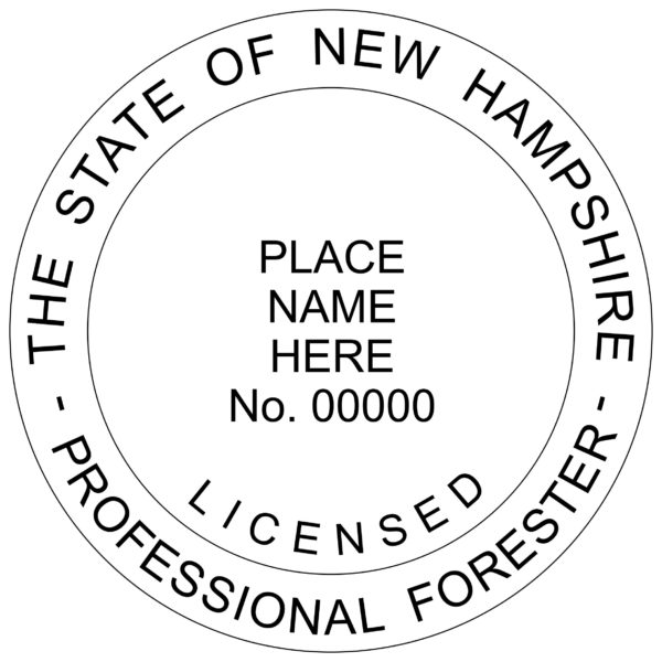 NEW HAMPSHIRE Professional Forester Stamp