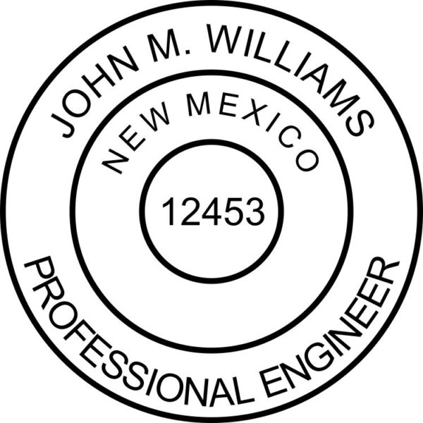 NEW MEXICO Pre-inked Professional Engineer Stamp