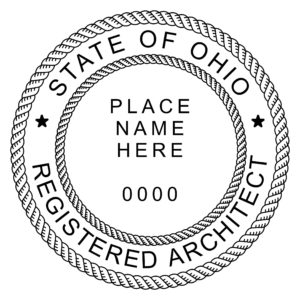OHIO Registered Architect Digital Stamp File