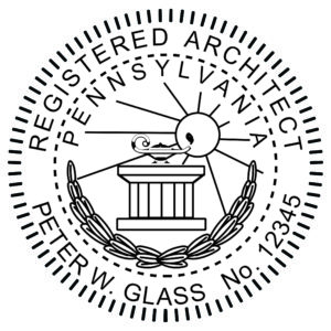 PENNSYLVANIA Registered Architect Digital Stamp File