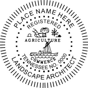 TENNESSEE Registered Architect Stamp
