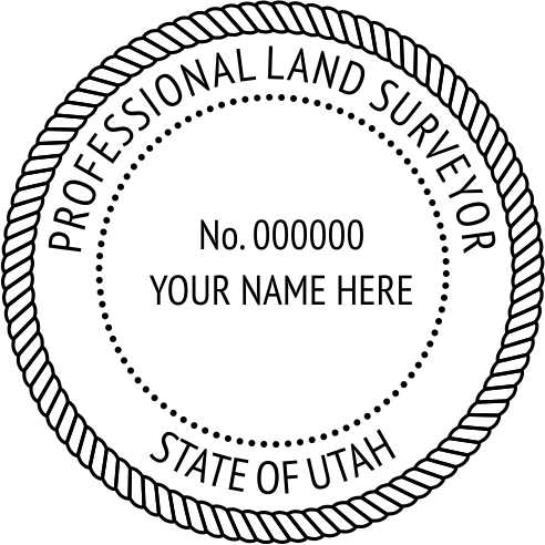 UTAH Trodat Self-inking Professional Land Surveyor Stamp