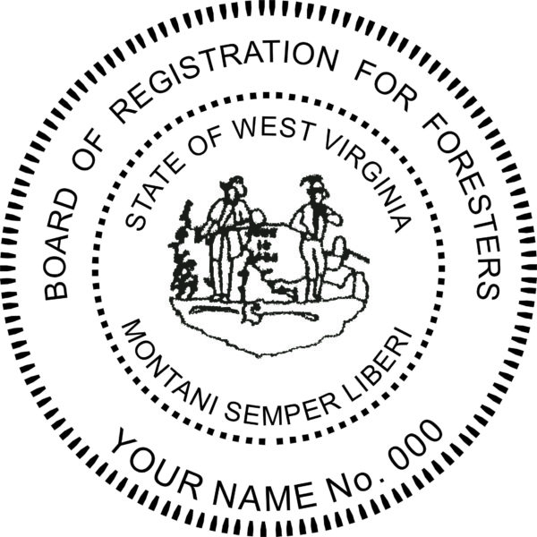 WEST VIRGINIA Forester Stamp