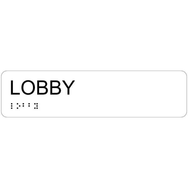 Lobby – Economy ADA signs with Braille