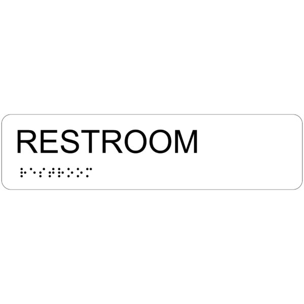Restroom – Economy ADA signs with Braille