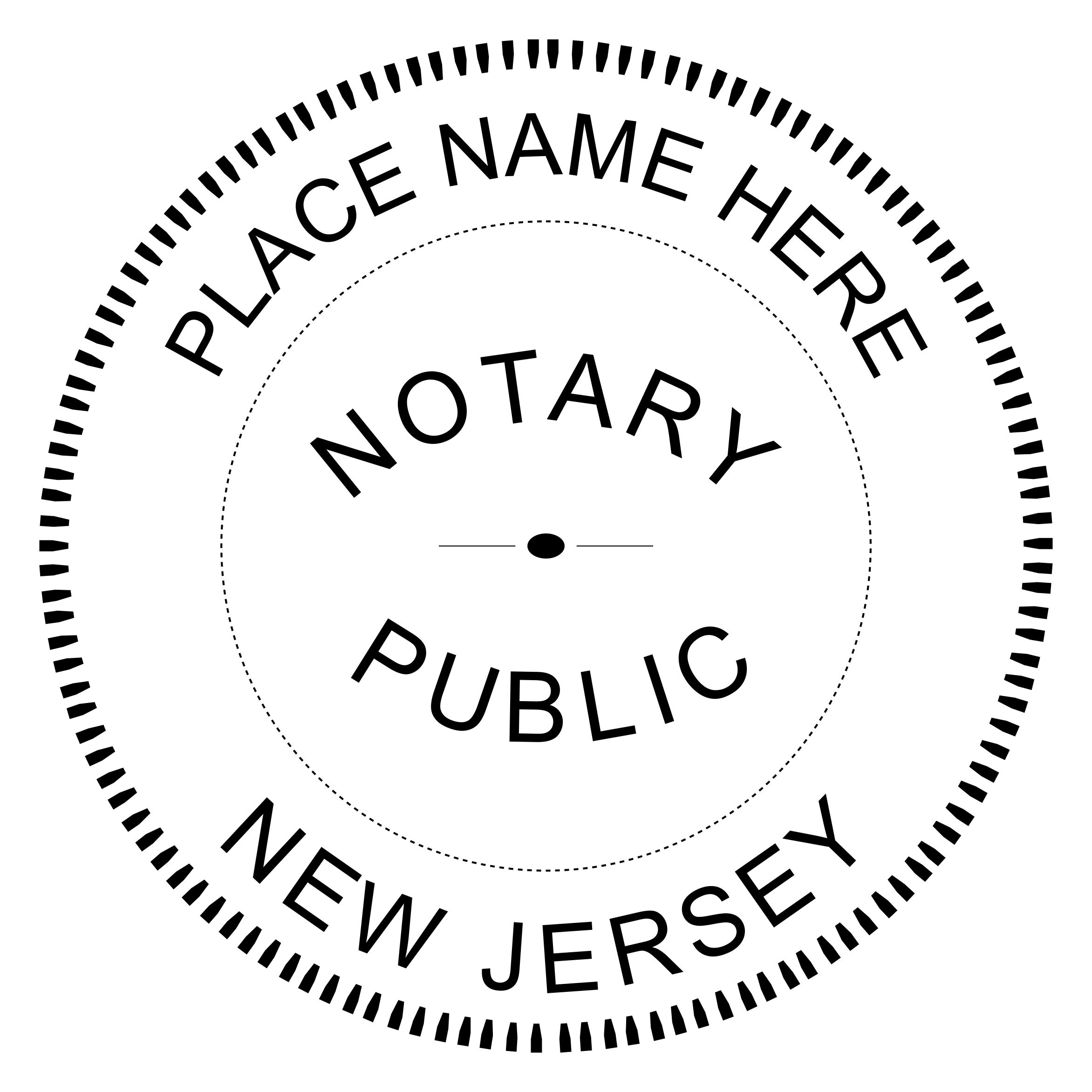 new jersey state seal embosser 