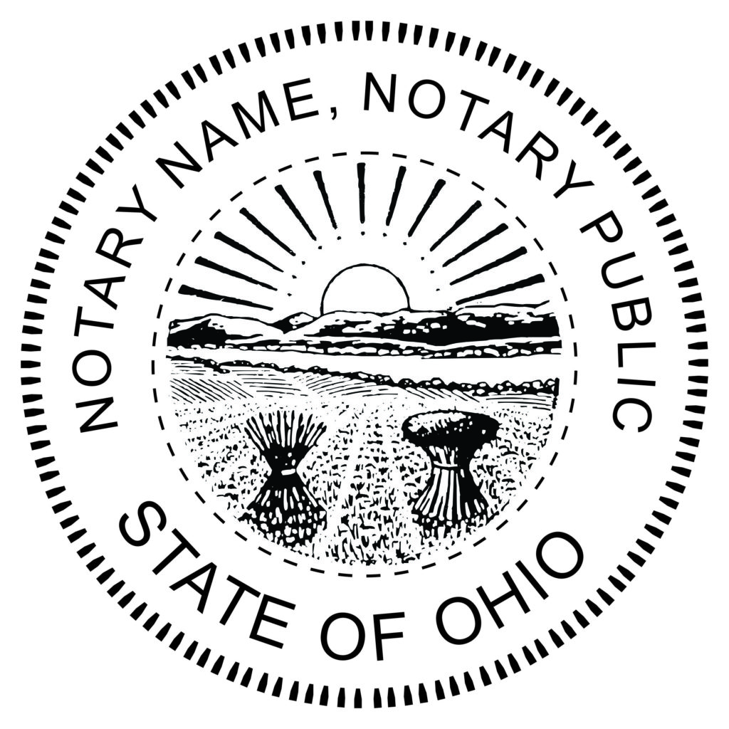 Ohio Notary Embosser Winmark Stamp And Sign Stamps And Signs 2365
