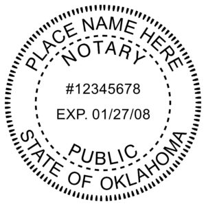 Oklahoma Notary Embosser