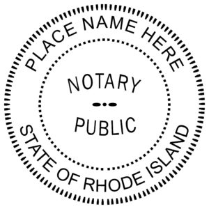 Rhode Island Notary Embosser