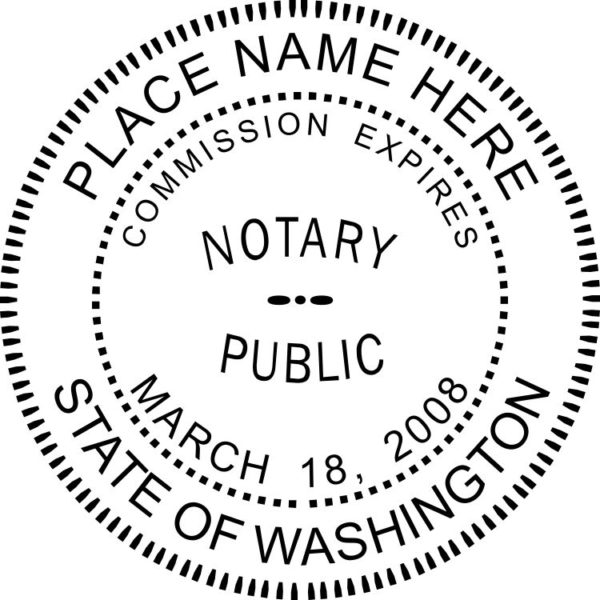 Washington Notary Embosser