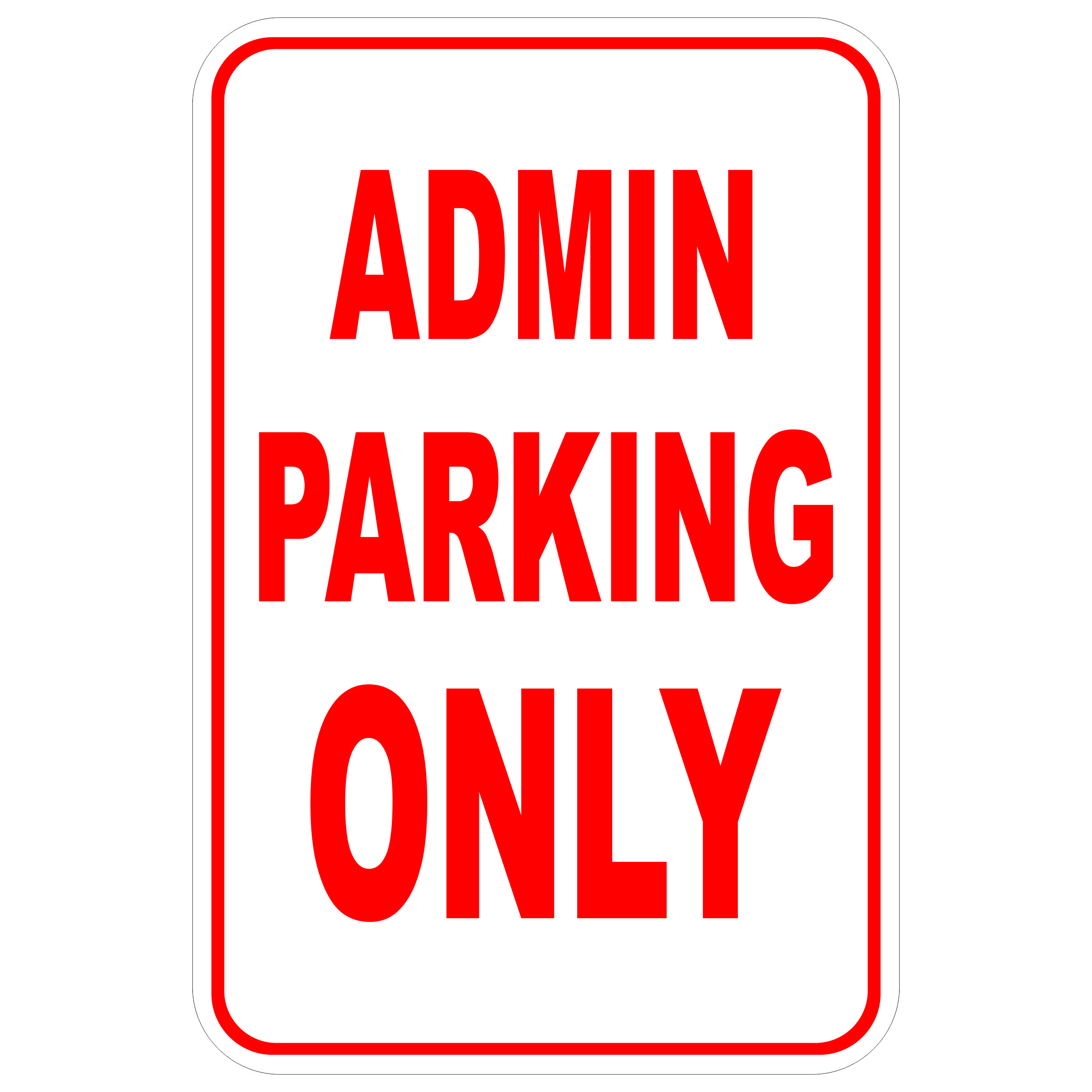 Private Parking Customers Only Aluminium Composite Sign 200mm x 135mm Red. 