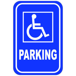 Handicap Parking aluminum sign