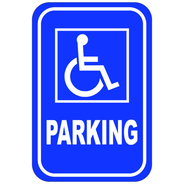 Handicap Parking aluminum sign