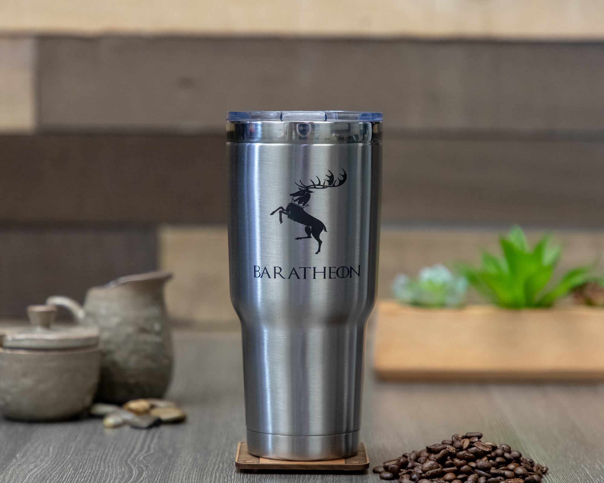 Hey Google, Homeschool the Kids 32 ounce stainless steel insulated tumbler  - Winmark Stamp & Sign - Stamps and Signs