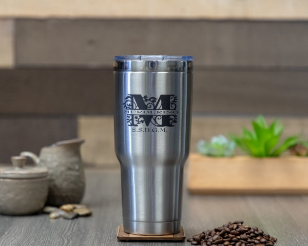 Murderino 32 ounce stainless steel insulated tumbler