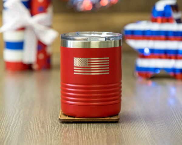 American Flag 10 ounce vacuum insulated mug