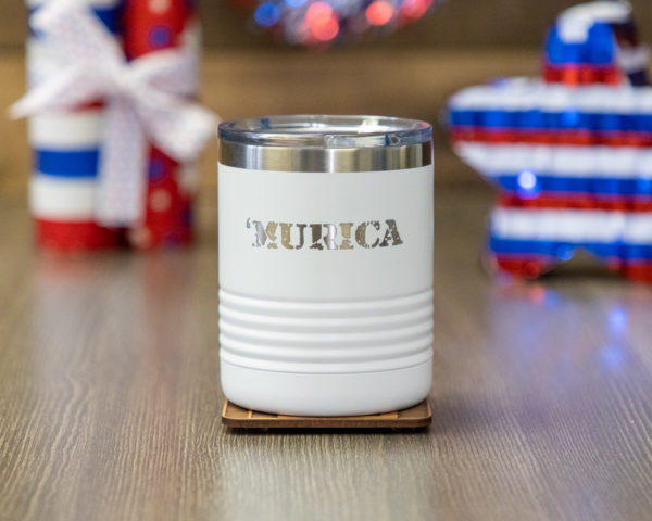 ‘Murica 10 ounce vacuum insulated mug