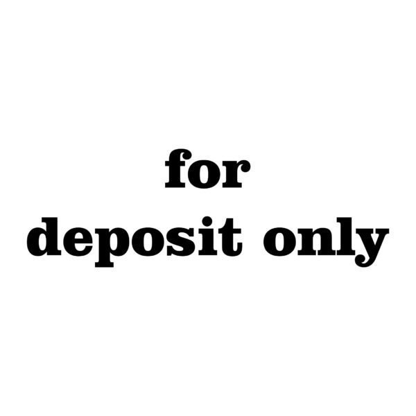 FDO015 – Self-inking Deposit Stamp