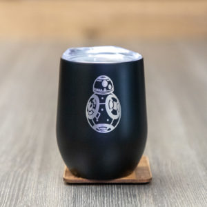BB-8 12 Ounce Stainless Steel Stemless Wine Glass