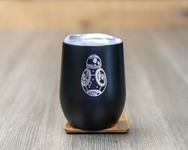 BB-8 12 Ounce Stainless Steel Stemless Wine Glass