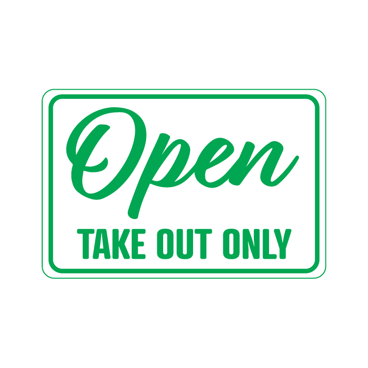 £0.99 Turn to Open Sign 100x100mm Rigid Plastic Safety Sign 