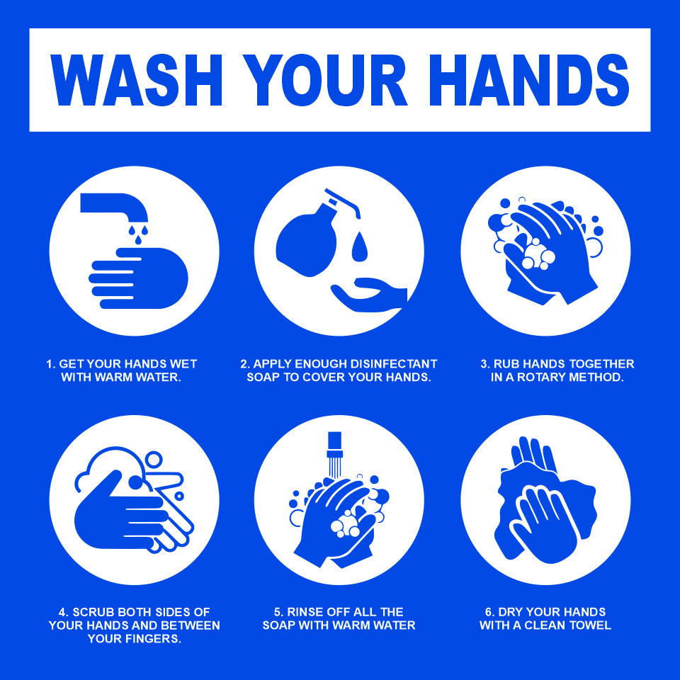 Wash Your Hands sign - Winmark Stamp & Sign - Stamps and Signs