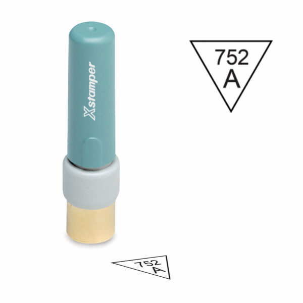 Custom Small Upside Down Triangle Inspection Stamp N30 X-stamper Pre Inking Inspection Stamp