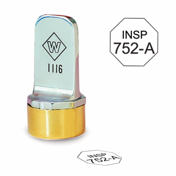 3/4″ Diameter Octagon Inspection Stamp