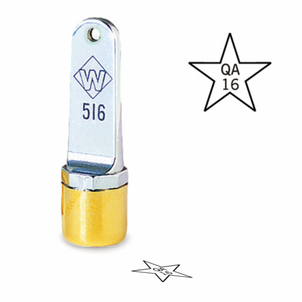 3/8″ Diameter Star Inspection Stamp