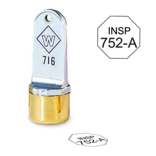 1/2″ Diameter Octagon Inspection Stamp