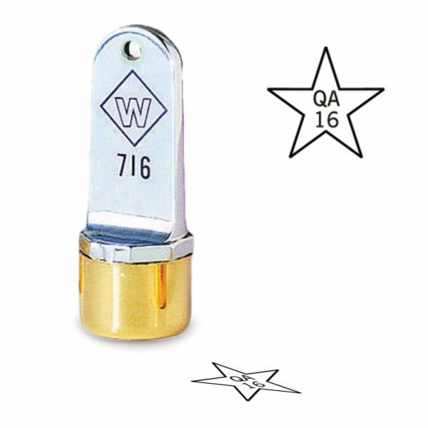 1/2″ Diameter Star Inspection Stamp