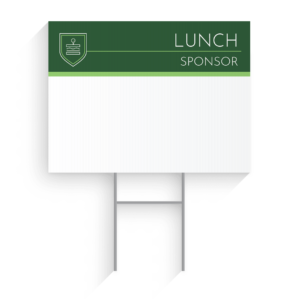 Lunch Sponsor Golf Tournament Signs