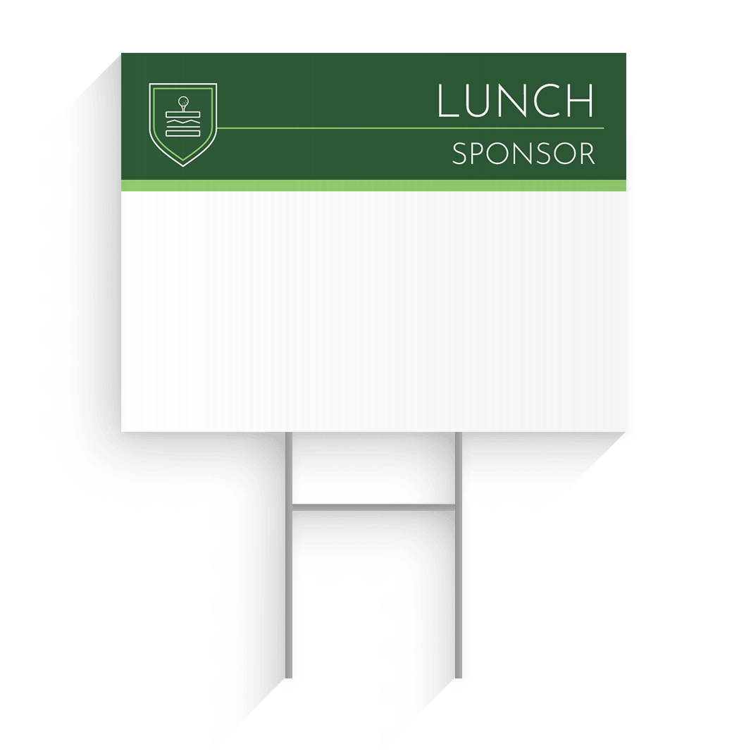 Lunch Sponsor Golf Tournament Signs Winmark Stamp  Sign Stamps and  Signs